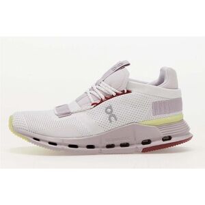 On Running Women's White and Light Purple Sneakers no laces
